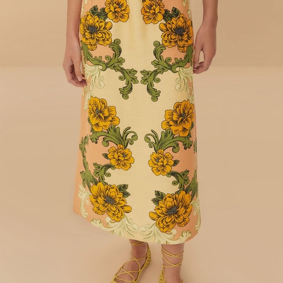 FARM Rio Linen Skirt - Picture 2 of 7